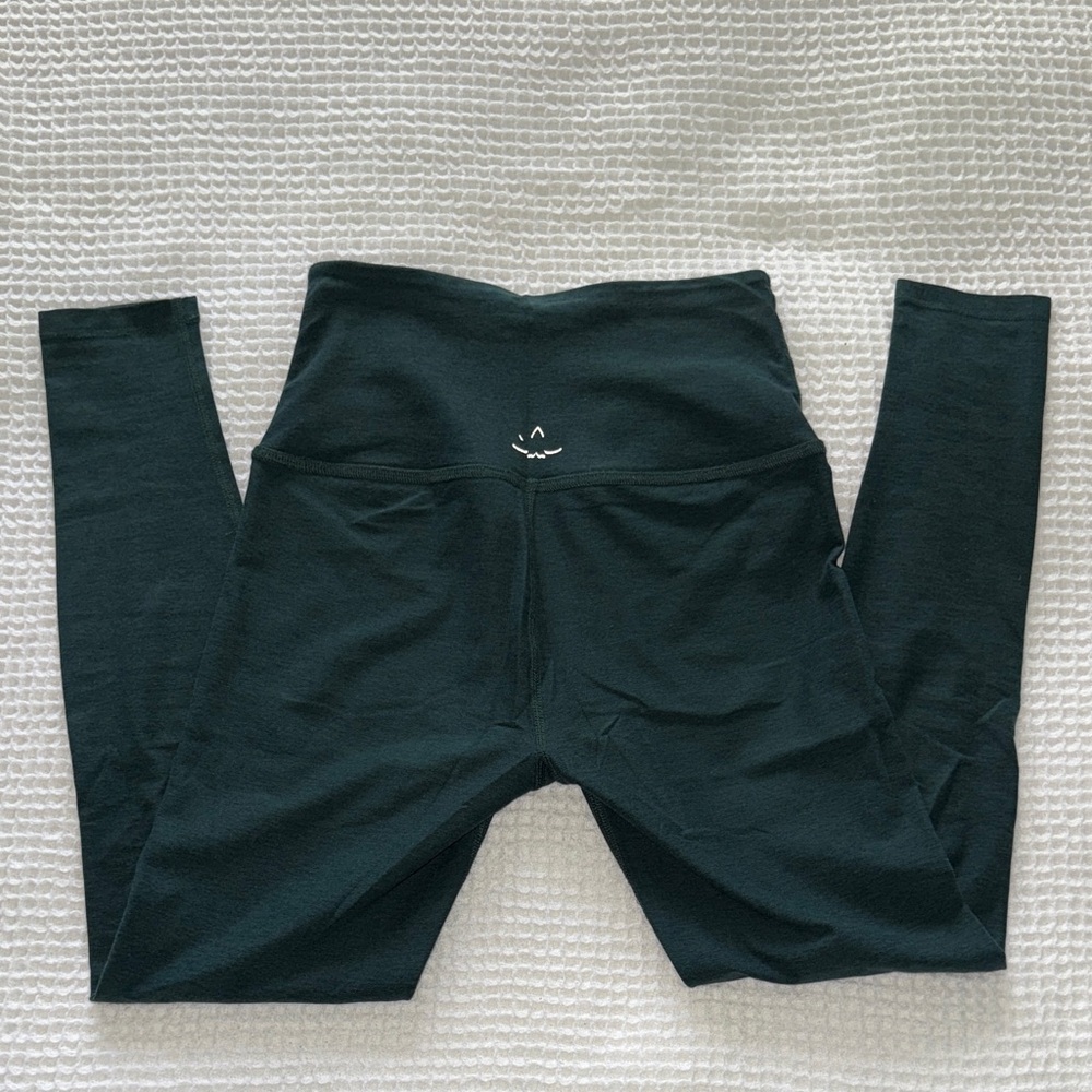 Beyond Yoga Deep Green High-Waist Leggings